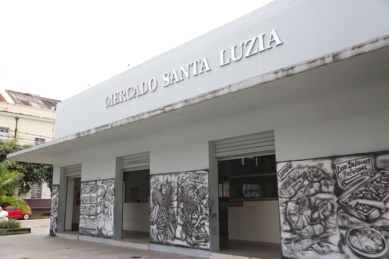 Mercado de Santa Luzia recebe nova fachada com arte em grafite - REDEPARÁ